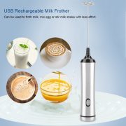 Handheld Coffee Mixer Frother Automatic Milk Beverage Foamer Cream Whisk Cooking Stirrer Egg Beater