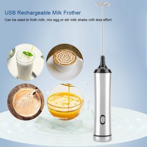 Handheld Coffee Mixer Frother Automatic Milk Beverage Foamer Cream Whisk Cooking Stirrer Egg Beater
