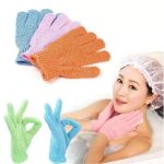 xfoliating Gloves | Shower Mitt Scrub Gloves for Smooth Bath - 2 Pcs