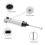Handheld Coffee Mixer Frother Automatic Milk Beverage Foamer Cream Whisk Cooking Stirrer Egg Beater
