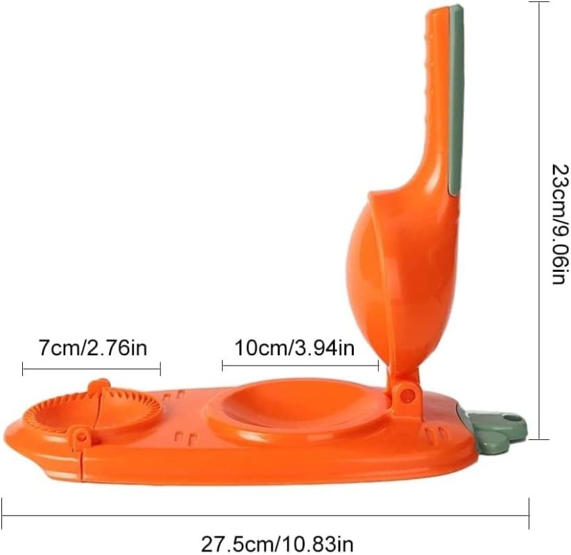 2 in 1 Magic Cake Maker -2 in1 Dumpling Maker Diy Kit Wrapper Presser Manual Labor-Machine Kitchen Gadgets Mini Size