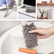 Bendable Feather Duster with Extra Long Extendable Microfiber Duster