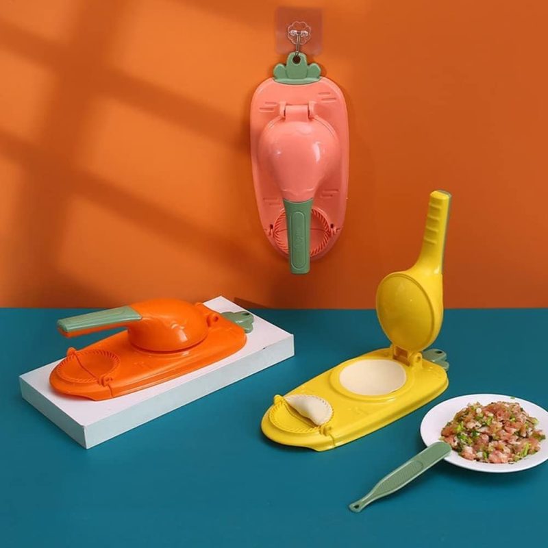 2 in 1 Magic Cake Maker -2 in1 Dumpling Maker Diy Kit Wrapper Presser Manual Labor-Machine Kitchen Gadgets Mini Size