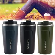 Stainless Steel Vacuum Coffee Cup Office Mug Creative Outdoor Leisure Car Cup