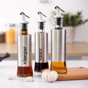 Glass Oil Control Bottle | Leak-proof Oil Pot Kitchen Tools | Liquid Container Seasoning Pots Soy Sauce Vinegar Storage. - Image 4