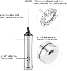 Handheld Coffee Mixer Frother Automatic Milk Beverage Foamer Cream Whisk Cooking Stirrer Egg Beater