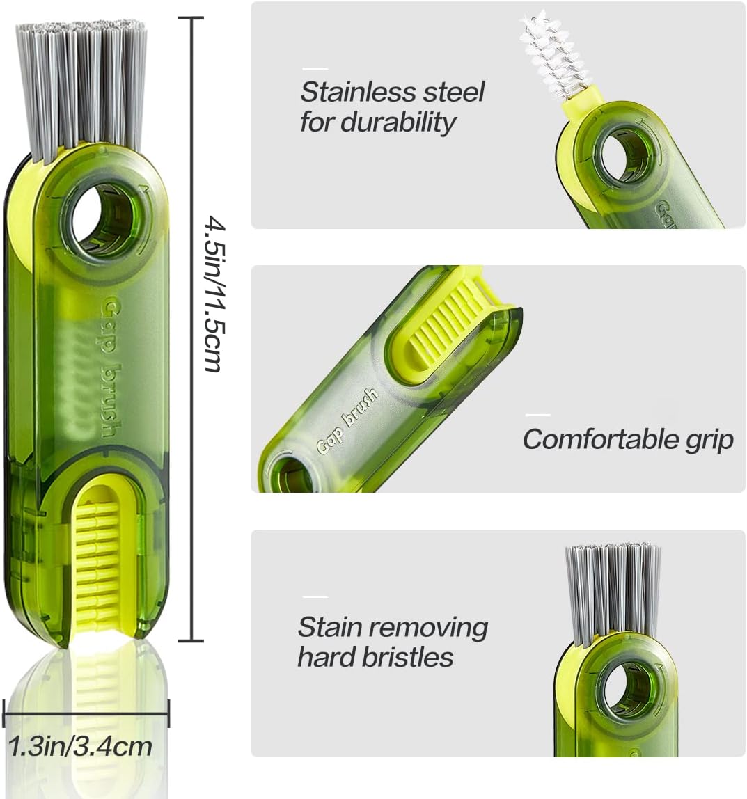 3 In 1 Cleaning Brush Rotatable Cleaning Cup Brush Multi-function Bottle Cleaning Brushes Kitchen Accessories Gap Cleaner 3 In 1 Cleaning Brush Rotatable Cleaning Cup Brush Multi-function Bottle Cleaning Brushes Kitchen Accessories Gap Cleaner