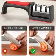 Household Multi-Functional 3-Segment Fast Knife Sharpener