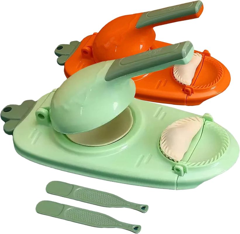 2 in 1 Magic Cake Maker -2 in1 Dumpling Maker Diy Kit Wrapper Presser Manual Labor-Machine Kitchen Gadgets Mini Size