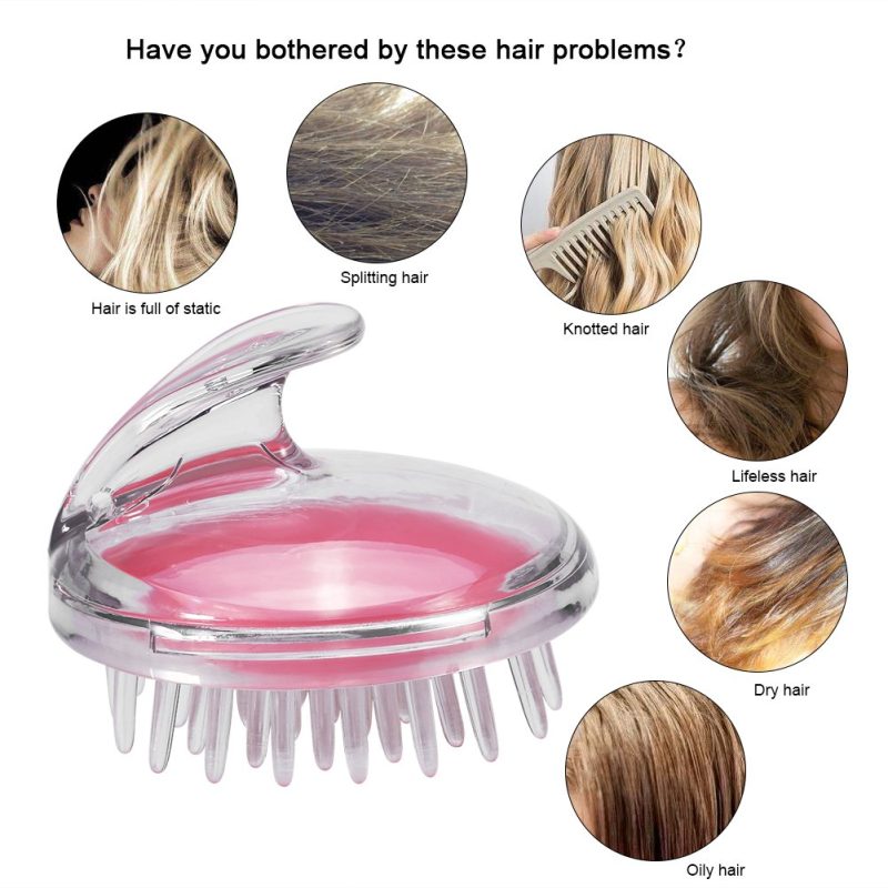 Diary Hair Scalp Massager Wet and Dry Shampoo Brush Scalp Massage Brush for Hair Growth