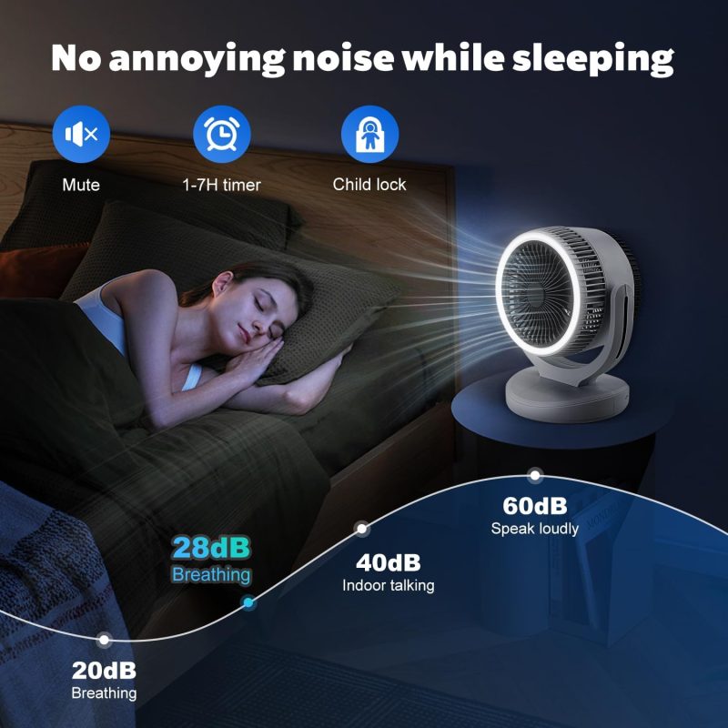 Portable Handheld Mini Rechargeable Desk Fan