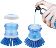 Dish Washing Brush With Liquid Dispenser - Image 4