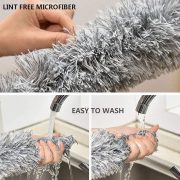 Bendable Feather Duster with Extra Long Extendable Microfiber Duster