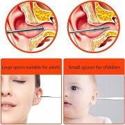 6 Piece ear Pick Set Portable ear Cleaner Set Leather Case With Stainless Steel