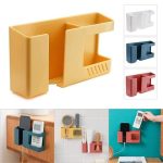 Product details of Wall Mounted 2-in-1 Mobile Phone Charging Stand and Multipurpose Storage Holder Bracket Wall-mounted 2-in-1 Mobile Phone Charging Stand Multifunction Storage Holder Bracket 100% brand new and high quality! Made of high-quality material, durable and practical. Easy to install, which is convenient to use. Plastic material, lightweight and durable. With a stick pad, hold your device firmly on the wall. An opening in the middle, easy and convenient to charging and home button. NItem type: Phone charging bracket Material: PC Color: White, Yellow,Blue,Red. New Wall Mounted 2-in-1 Mobile Phone Charging Stand and Multipurpose Storage Holder Bracket