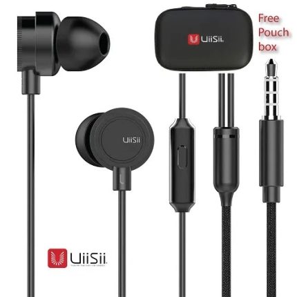Uiisii Hm 13 In-Ear Gaming Earphone (Real Video+Image) Premium Stereo Bass With Pouch - Ear Phone