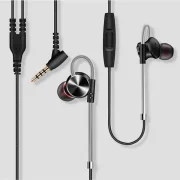 QKZ DM10 Zinc Alloy HiFi Earphone In Ear Earphone - Black