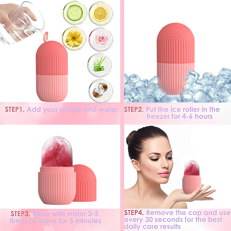 Ice Roller for Neck, Face & Eyes - Massager for Reducing Puffiness