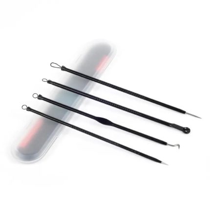 Stainless Steel Extractor Blackhead Remover Needles 4 Pcs Set