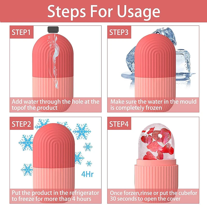 Ice Roller for Neck, Face & Eyes – Massager for Reducing Puffiness