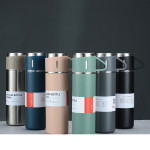 Vacuum Insulated Thermal Flask Set With Cup Set 3 in1