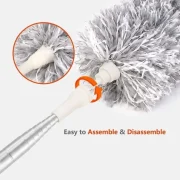 Bendable Feather Duster with Extra Long Extendable Microfiber Duster