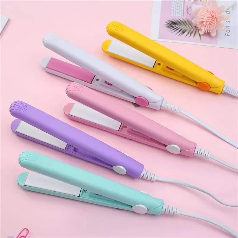 Mini Hair Straightener - Multicolor | Portable & Stylish