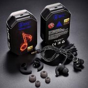 QKZ DM10 Zinc Alloy HiFi Earphone In Ear Earphone - Black