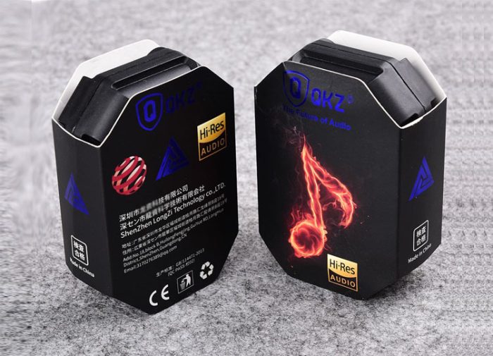 QKZ DM10 Zinc Alloy HiFi Earphone In Ear Earphone - Black