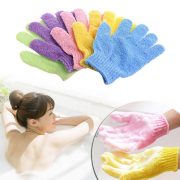 xfoliating Gloves | Shower Mitt Scrub Gloves for Smooth Bath - 2 Pcs