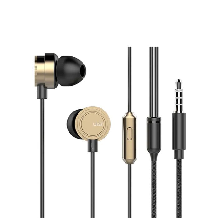 Uiisii Hm 13 In-Ear Gaming Earphone (Real Video+Image) Premium Stereo Bass With Pouch - Ear Phone
