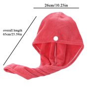 Magic Hair Wrap Bath Salon Towels Fast Drying Absorbent Cap For Women And Girls
