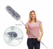 Bendable Feather Duster with Extra Long Extendable Microfiber Duster