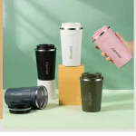Stainless Steel Vacuum Coffee Cup Office Mug Creative Outdoor Leisure Car Cup