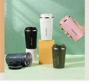 Stainless Steel Vacuum Coffee Cup Office Mug Creative Outdoor Leisure Car Cup