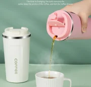 Stainless Steel Vacuum Coffee Cup Office Mug Creative Outdoor Leisure Car Cup