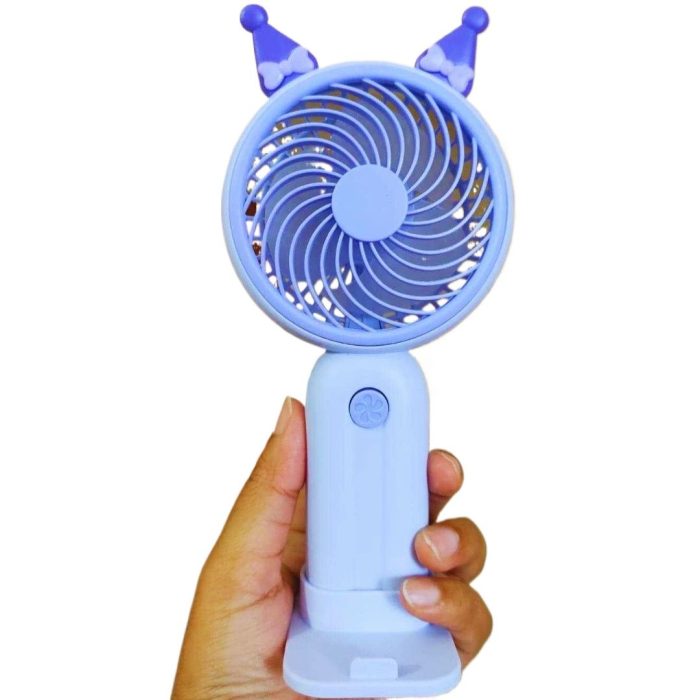 Mini Portable Handheld Fan with 4400 mAh Rechargeable Battery - Image 1