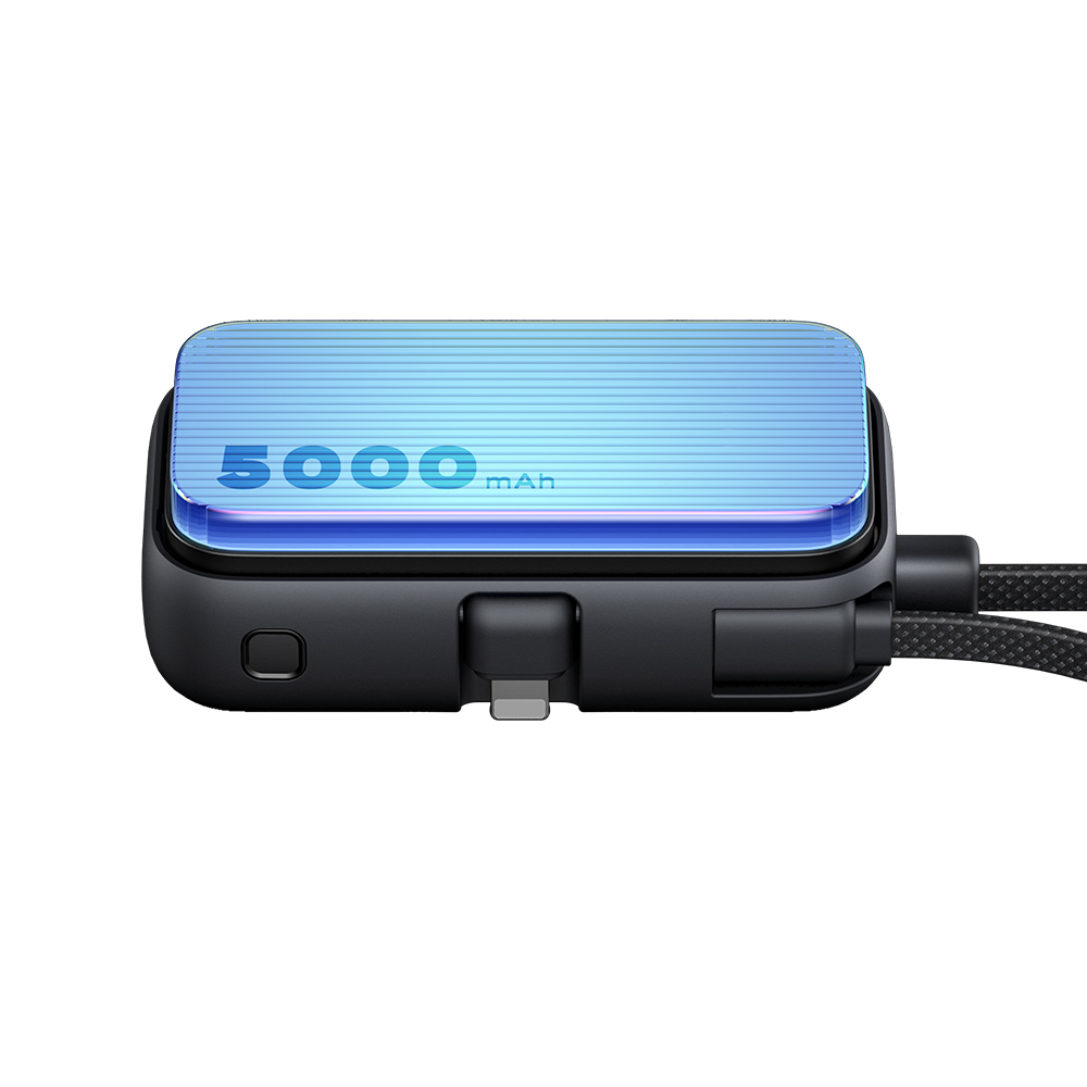 Power Bank with Built-in Cable & Connector (Lightning)