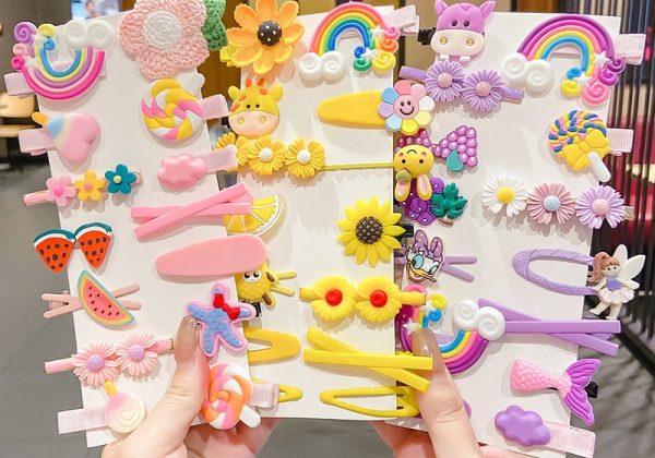 14 Pcs Baby Girl Hair Clip Set for Children Hair Accessories